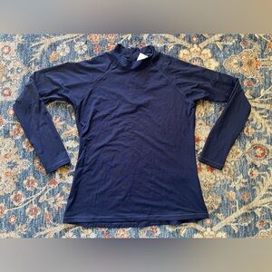 NWT Athleta womens north point rashguard navy blue size XL